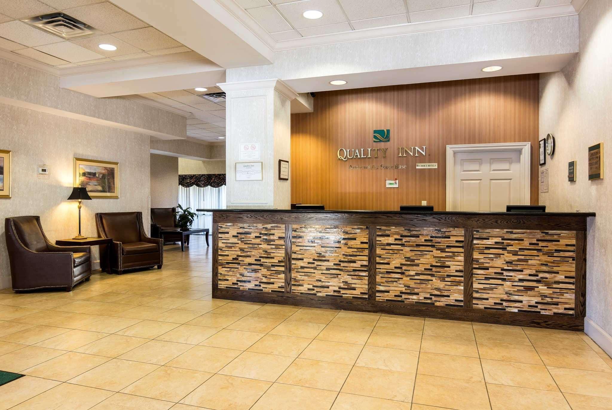Quality Inn Near Joint Base Andrews-Washington Area Camp Springs Exterior photo